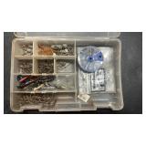Fishing Utility Box Assorted With Tackle Hooks