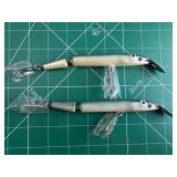 (2) Rapala Sliver: Sl-13  'needlefish' (nf) Color