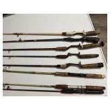 (8) Assorted Vintage Fishing Rods(a)