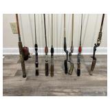 (8) Assorted Vintage Fishing Rods