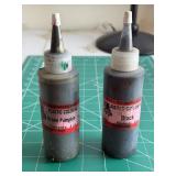 4 Oz Bottles Of Lure Colors, Green Pumpkin, Black