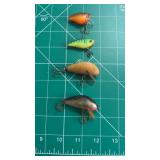 (4) Assorted Small Floating Crankbaits.