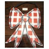 Plaid Bow Door Hanger - Plaza Home Center