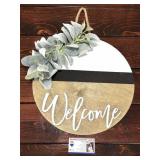 Round Welcome Door Hanger - Donated By Lisa Lowe