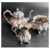 WALKER & HALL STERLING TEA SET