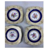 ANTIQUE BAVARIAN PORCELAIN DESSERT PLATES