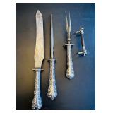 JOSEPH ELLIOT STERLING CARVING SET