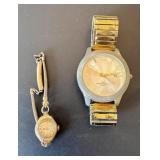 LADY'S VINTAGE BULOVA & MAN'S QUARTZ WATCHES