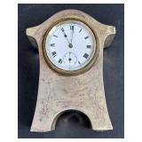 STERLING SILVER BOUDOIR CLOCK