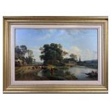 JOHANNES W. BILDERS COWS AT THE RIVERSIDE