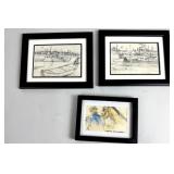 FACSIMILIES OF LISMER AND MACDONALD SKETCHES