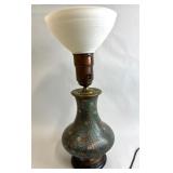ANTIQUE CLOISONNE VASE LAMP