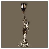ANTIQUE ART NOUVEAU TABLE LAMP