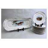 LIMOGES FISH SET