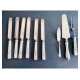 WHITING STERLING HANDLED KNIVES