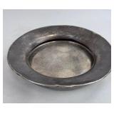 EARLY PEWTER WARMING DISH