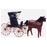 JACOB ROTH MENNONITE HORSE AND BUGGY