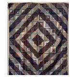 ANTIQUE LOG CABIN QUILT