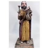 SAINT JOSEPH HOLDING JESUS