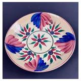 HAND PAINTED AND SPONGE DECORATED BOWL