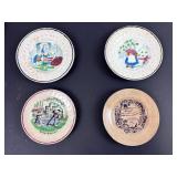 ANTIQUE STAFFORDSHIRE CHILD'S PLATES