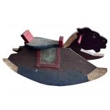 FOLKY HORSE ROCKER