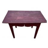 EARLY PAINTED WORK TABLE