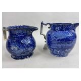 HISTORIC BLUE TRANSFER PITCHERS