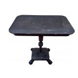 RECTANGULAR TOP PEDESTAL TABLE