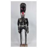 CARVED FOLK ART WOMAN