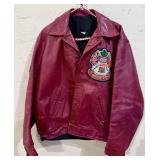 VINTAGE LEATHER BASEBALL JACKET