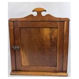 WALNUT ONE-DOOR HANGING WALL CABINET