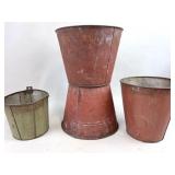 QUEBEC PAINTED SAP PAILS