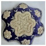 VELVET BEADED PIN CUSHION