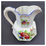 HAND PAINTED ENGLISH HYDRA JUG