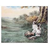 R. SEADON WATERCOLOURS OF HUNTING DOGS