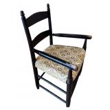 VERY EARLY LADDERBACK ARM CHAIR