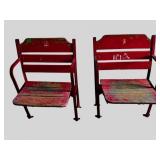 TWO COMISKEY PARK STADIUM SEATS