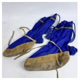 HIDE AND EMBROIDERED MUKLUKS