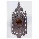 CARVED FOLK ART WALL CASE