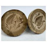 LEAF AND FERN BUTTER STAMPS