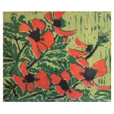 TWO LOIS BATSON STILL LIFE OF FLOWERS