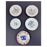 ANTIQUE STAFFORDSHIRE CHILD'S PLATES