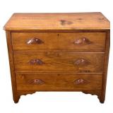 BUTTERNUT CHEST OF DRAWERS
