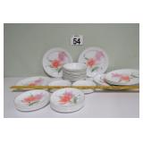62pc Corelle By Corning Pacifica Dishes