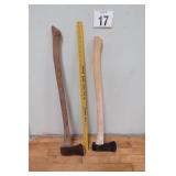 Pair Of Axes w/ Collins 3.5lb