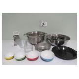 Kitchen w/ Mixing Bowls & More