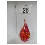7' Hand Blown Art Glass Sculpture