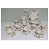 Vtg Staffordshire China 'Forget Me Not'