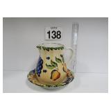 Vtg Dansk Pitcher & Bowl Set